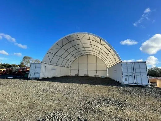 Sheltrix 40x40-Single-Trussed-Shelter-Installation-at-SPL-Compound-Edinburgh