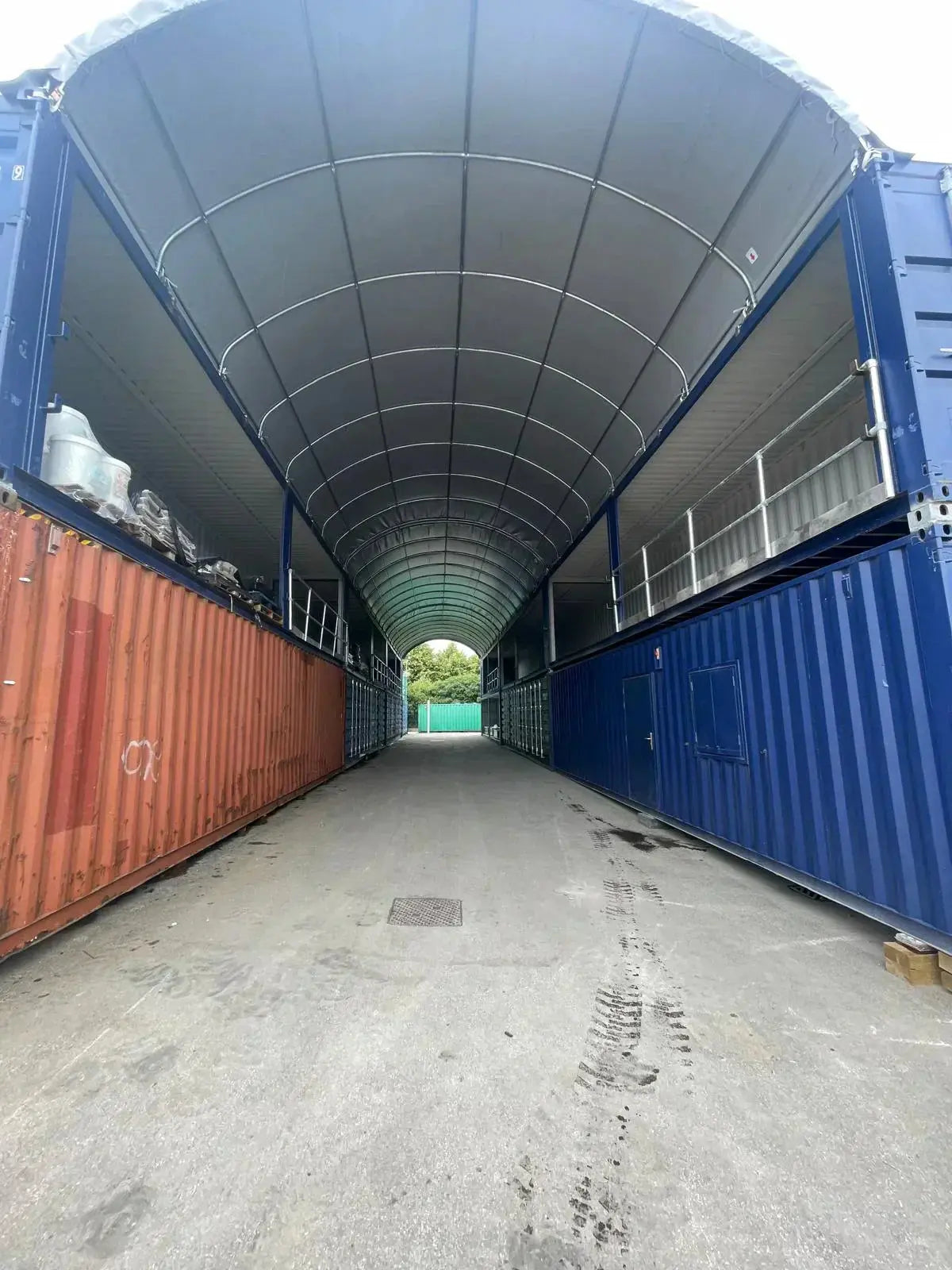 Sheltrix 120ftx20ft-Custom-Storage-Deployment-in-Manchester