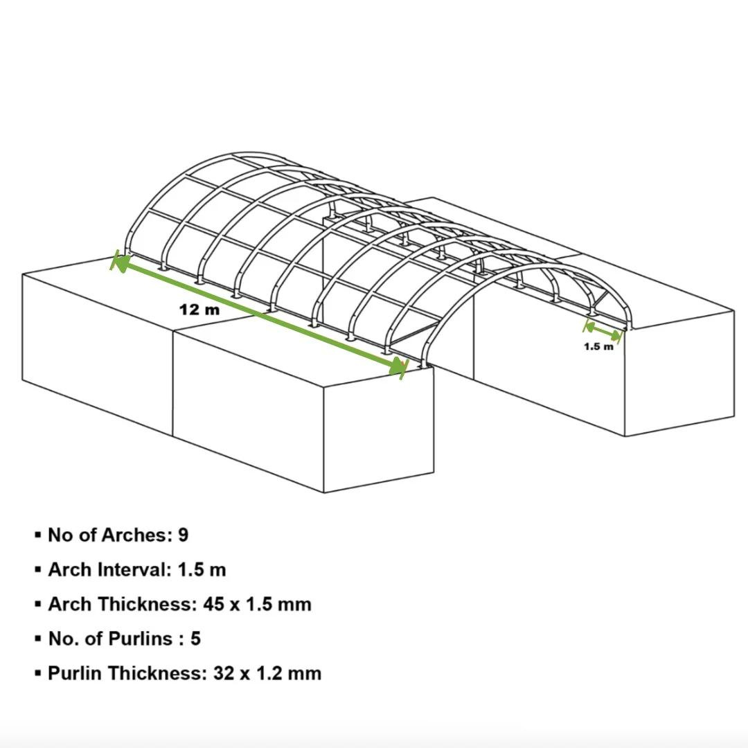 SKYSHEILD 20x40ft Container Canopy