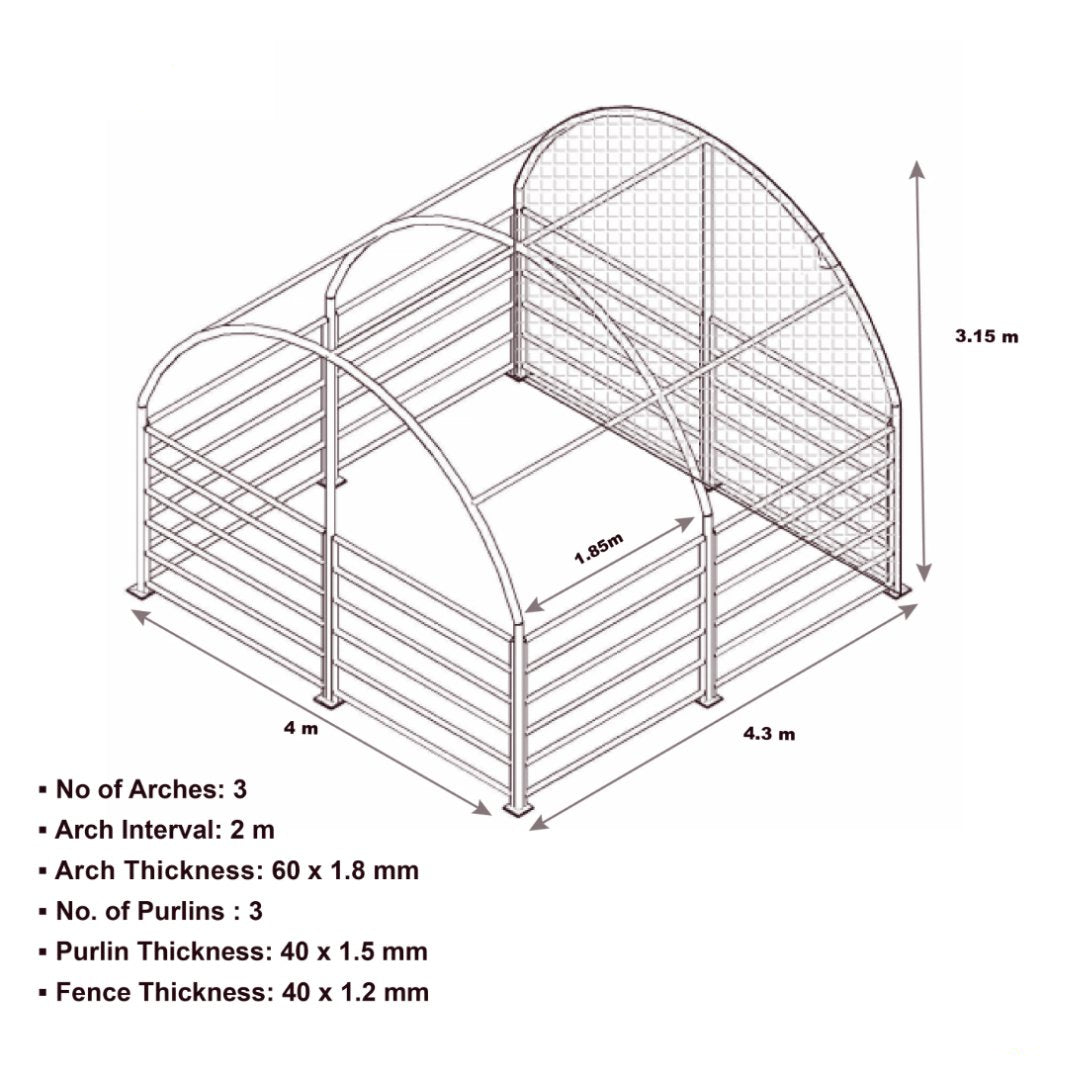 10x10m Livestock Shelter Tent