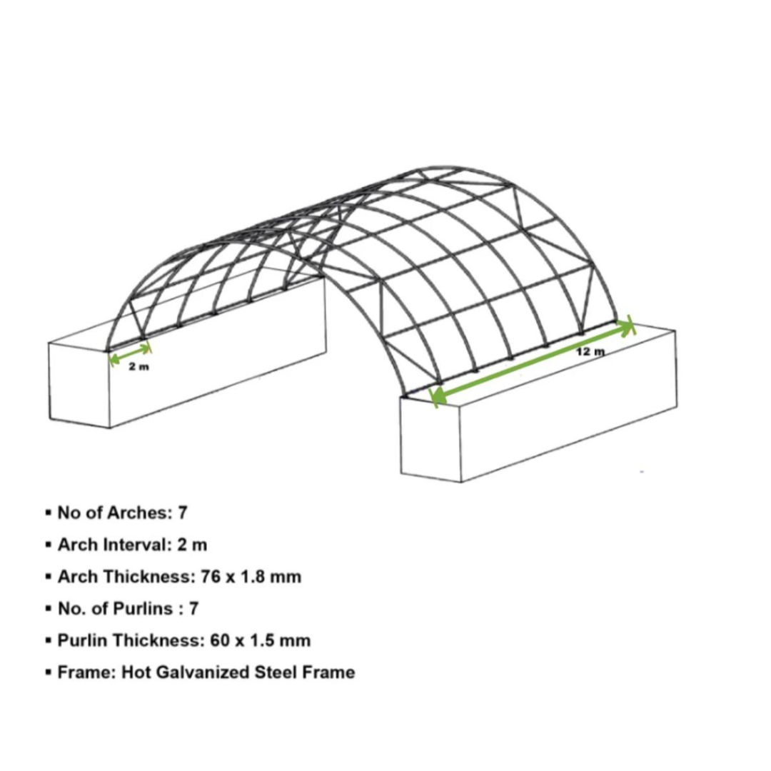 SKYSHEILD 33x40ft Container Canopy