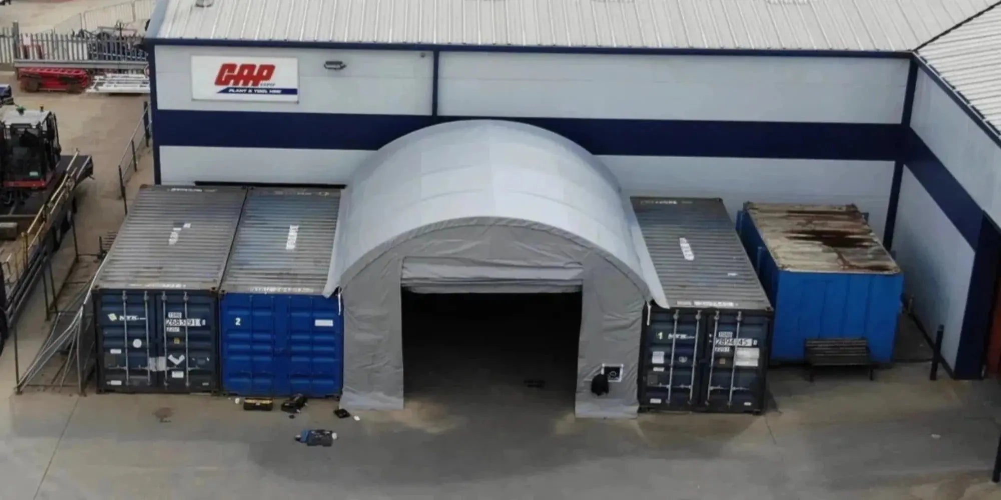 20x20 Container Shelter - Varna Buildings