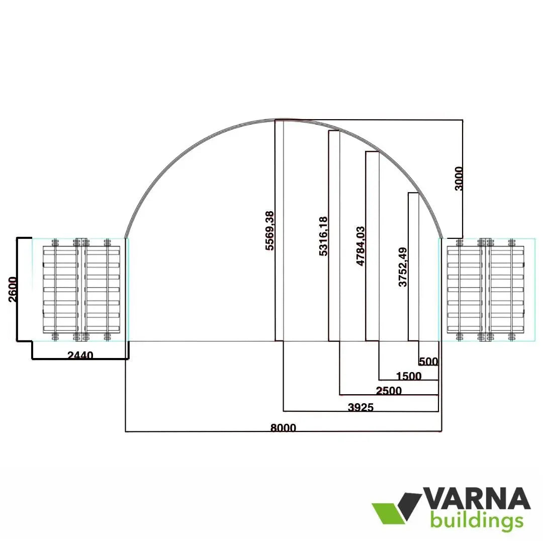 Versatile 20x26 Container Shelter: Reliable Protection for Equipment