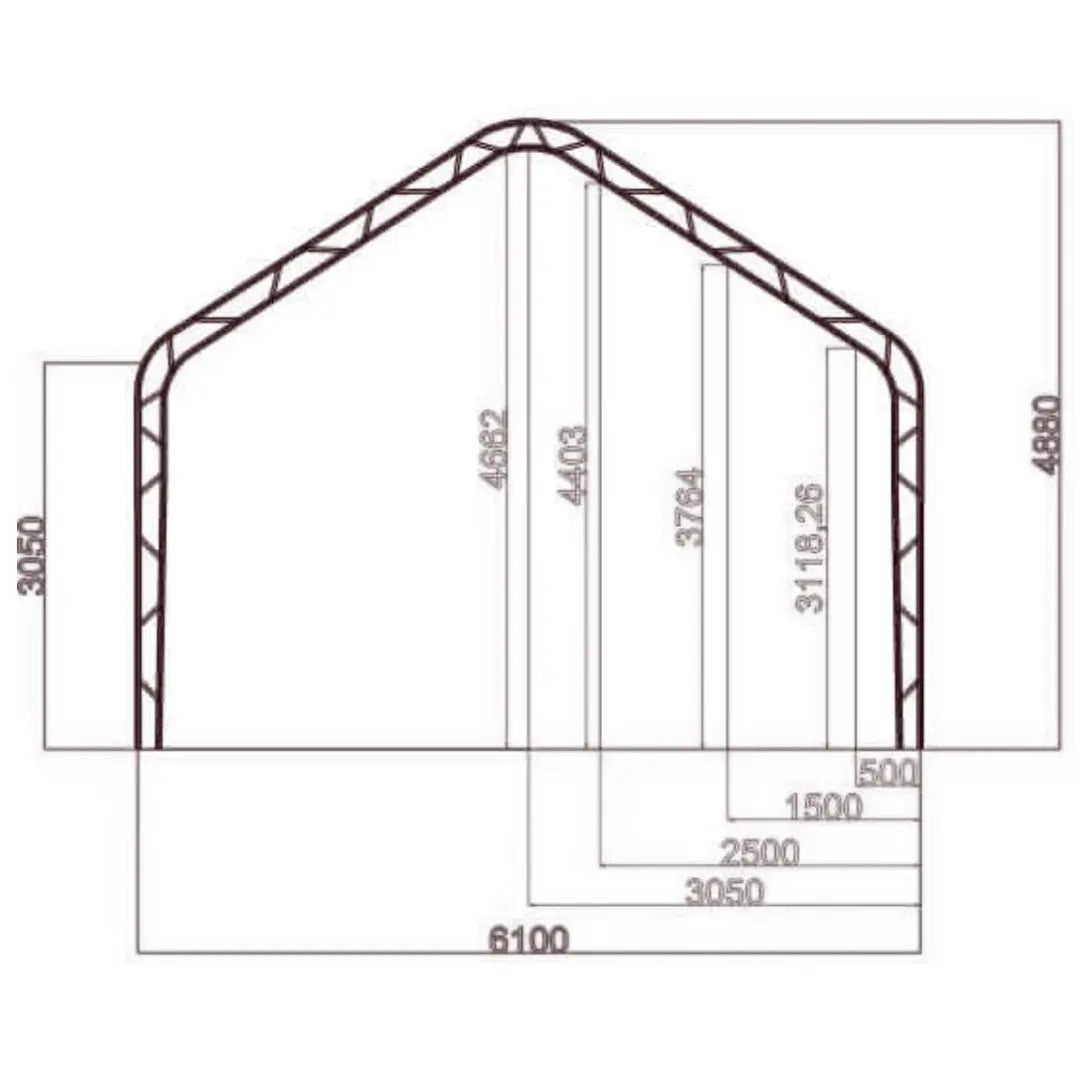 Durable 20x32x16 Double Truss: Versatile Structure for Outdoor Needs
