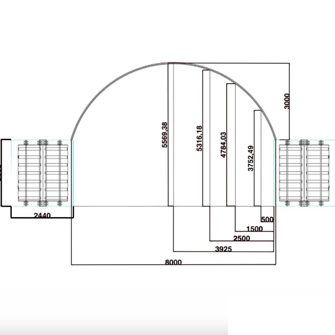 SKYSHEILD 20x26ft Container Canopy