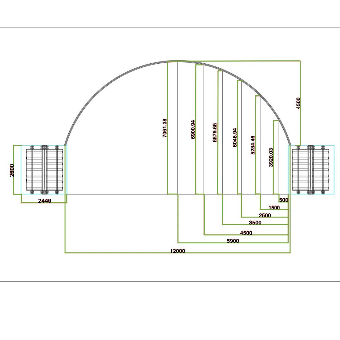 40x40 Container Canopy - Varna Buildings