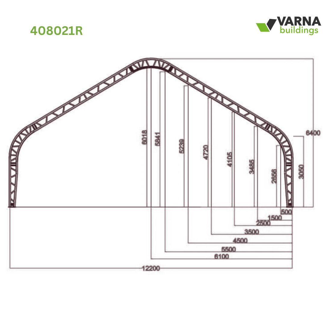 40x80x21ft Double Truss - Industrial Storage Tent