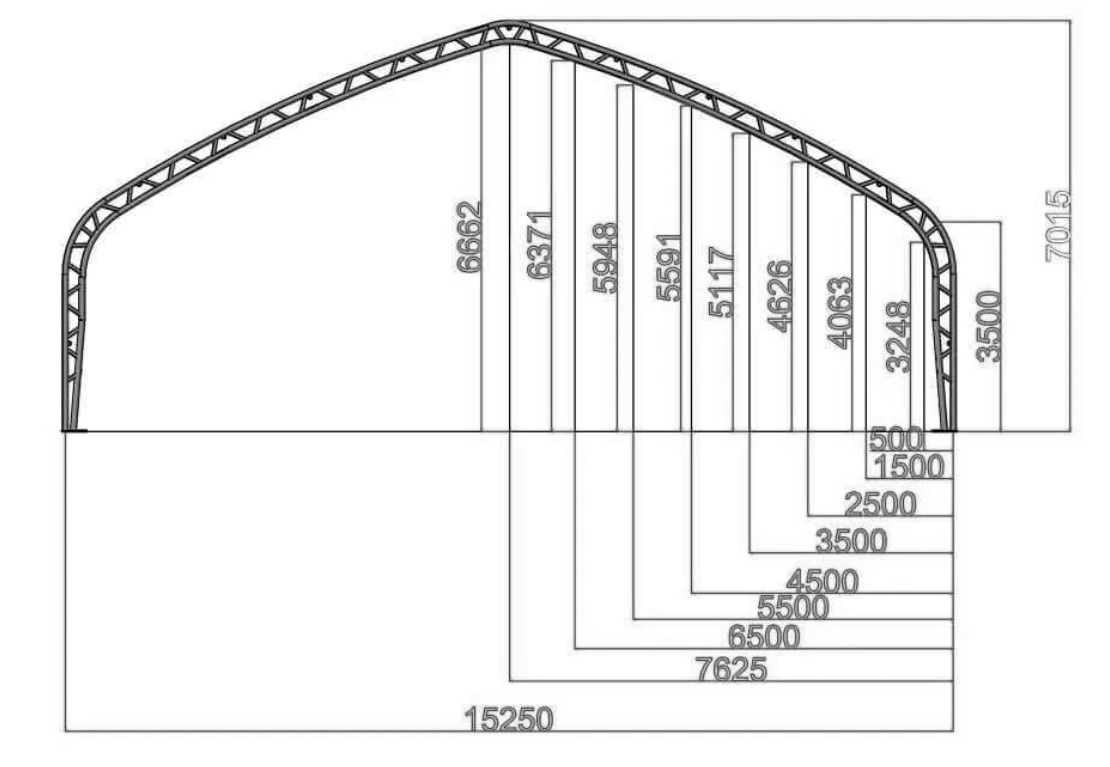 50x100x23ft Double Truss - Industrial Storage Tent