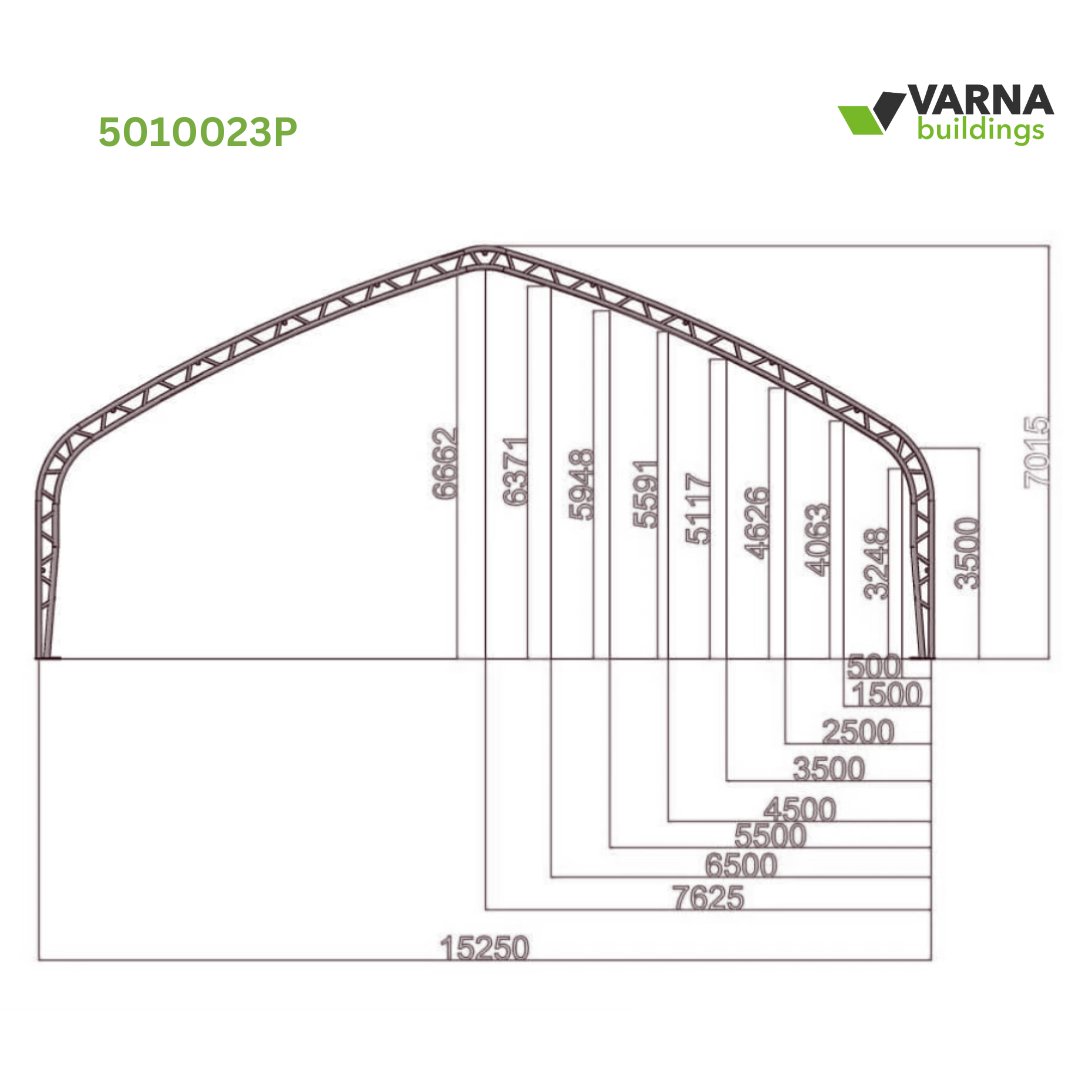 50x100x23ft - Industrial Storage Tent