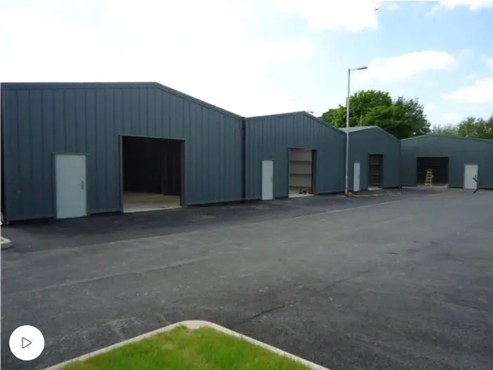 Insulated Steel Buildings in Grey Colour