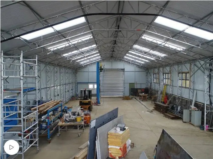 Inside of nsulated Steel Building