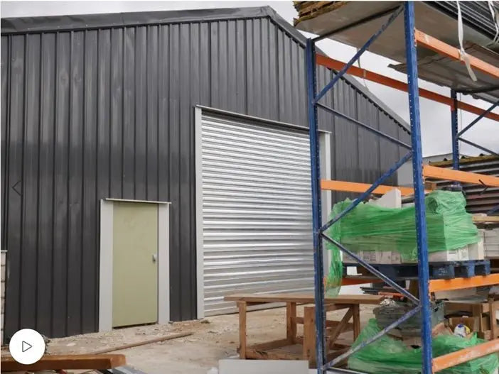 Insulated Steel Building in Black Colour