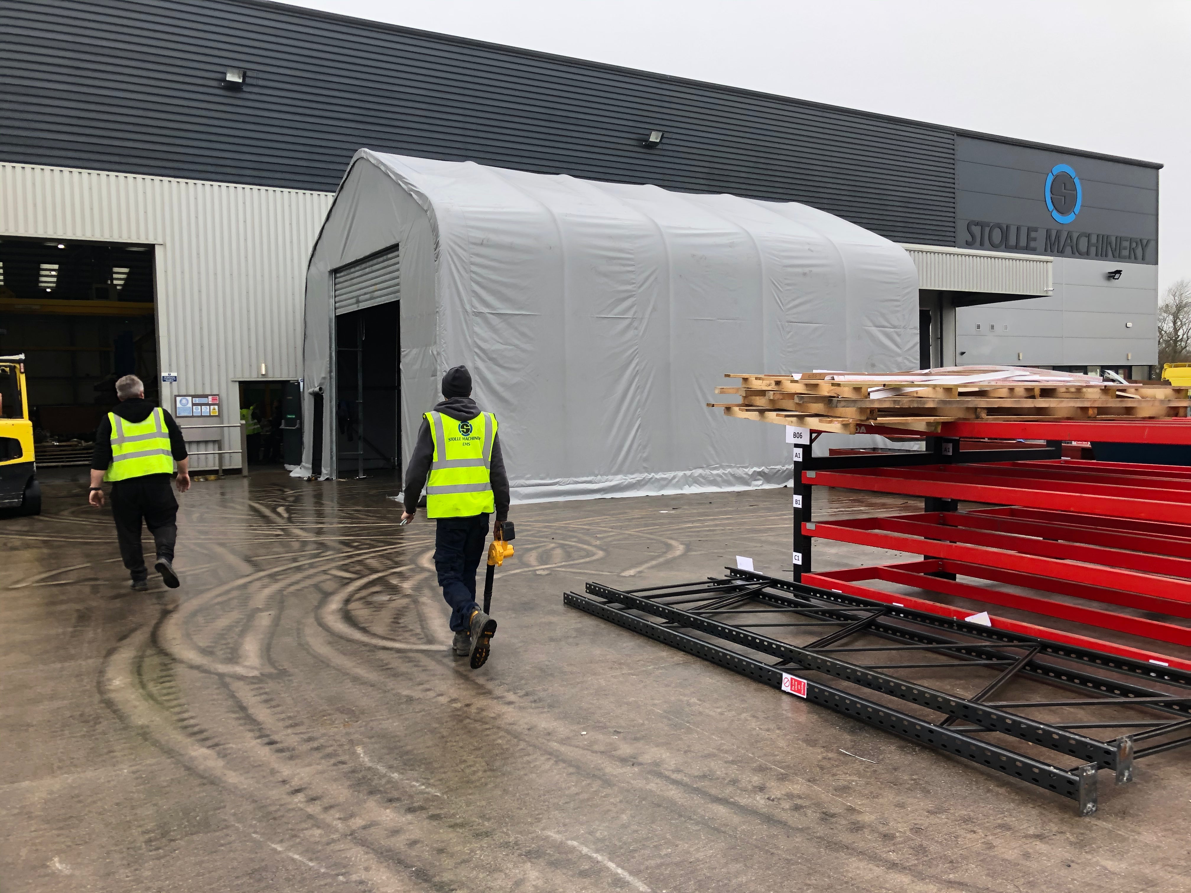 33x60x17ft Double Truss Temporary Industrial Building