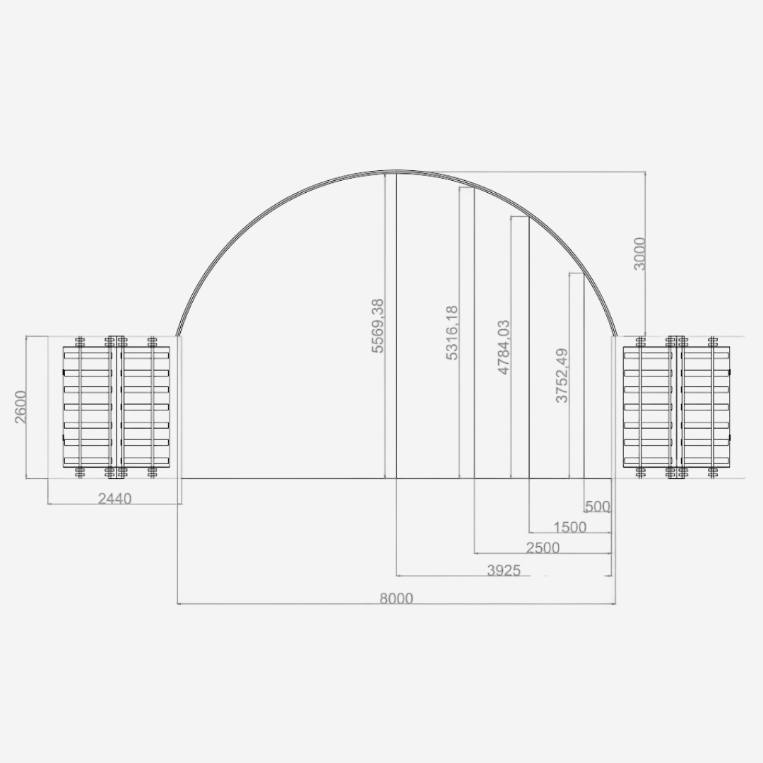  SKYSHEILD  26x40ft Container Canopy