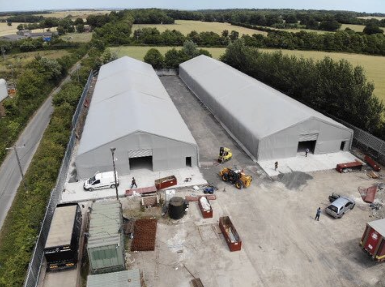 70x150x28ft Double Truss Temporary Industrial Building