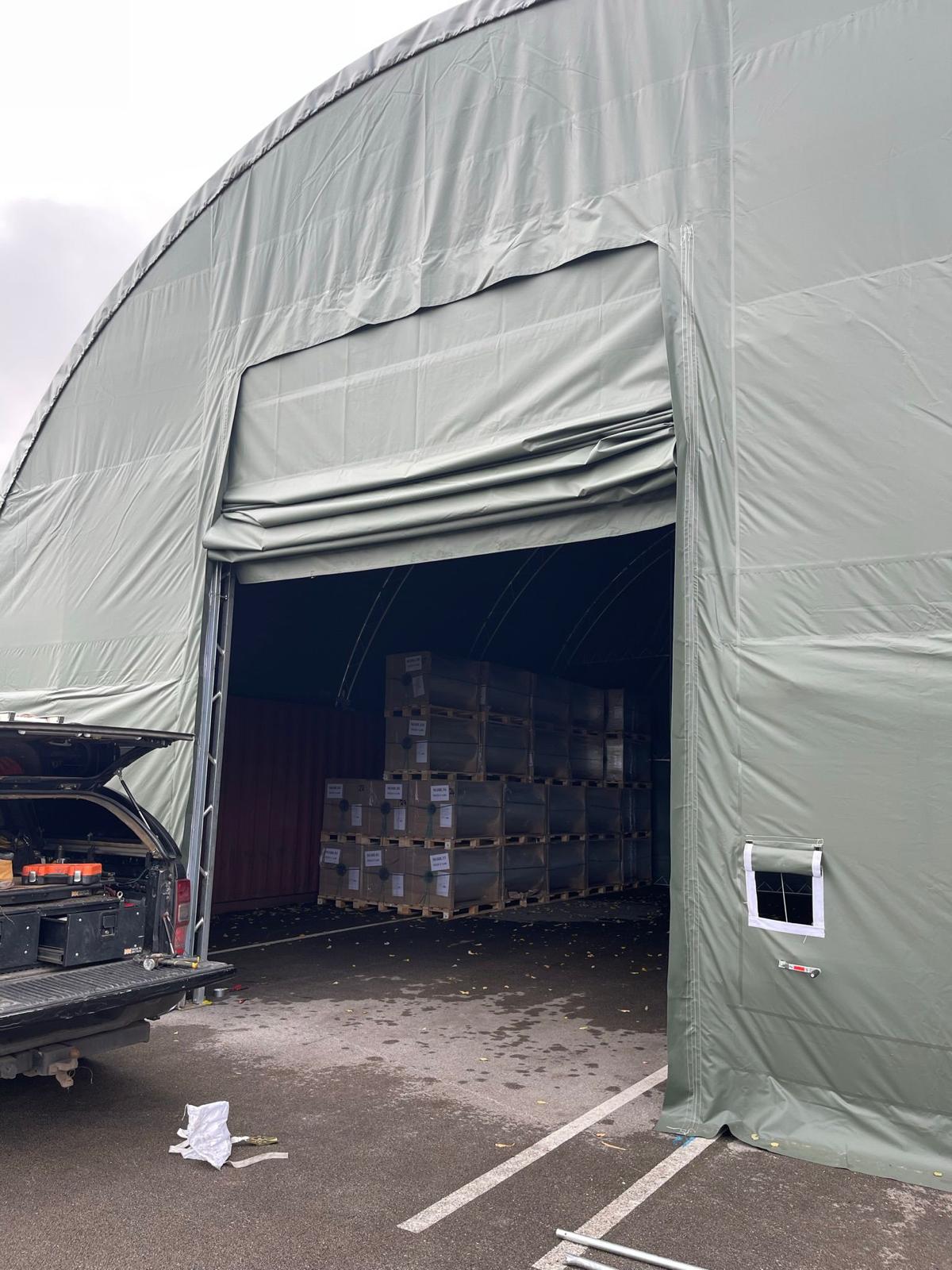 40x80ft Container Canopy